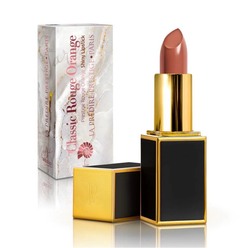 Classic Rouge Orange Creamy Lipstick - Neutral Peach NIB
